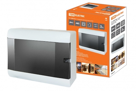 TDM ELECTRIC SQ0901-0104 Бокс ЩРН-Пм-12 модулей навесной пластик IP41 TDM